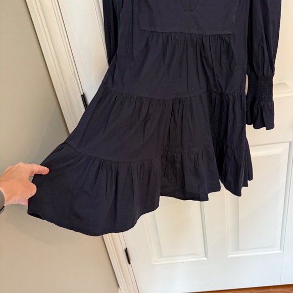 Tuckernuck Pomander Place Black Crepe Kenzo Dress 45714 - Picture 8 of 13